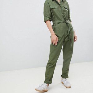 ASOS DESIGN Tie Waist Boilersuit / Jumpsuit